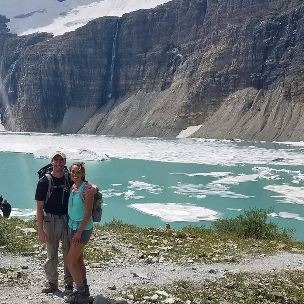 Dr. Kasey Holland hiking in Montana, naturopathic doctor and EBV specialist.