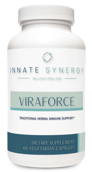 Viraforce bottle from Innate Synergy from Dr. Kasey Holland, ND